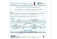 Glossaire Qualité