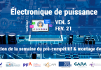 Webinar - Electronique de Puissance - Restitution de la semaine du pré-compétitif & montage de projet - 5 février 2021