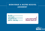Bienvenue &agrave; notre nouveau partenaire ENS Saclay